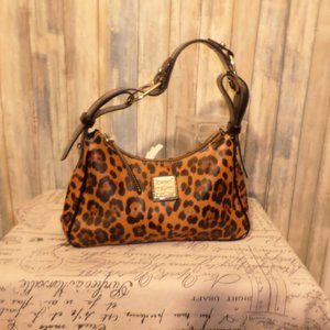DOONEY & BOURKE LEOPARD PRINT HOBO